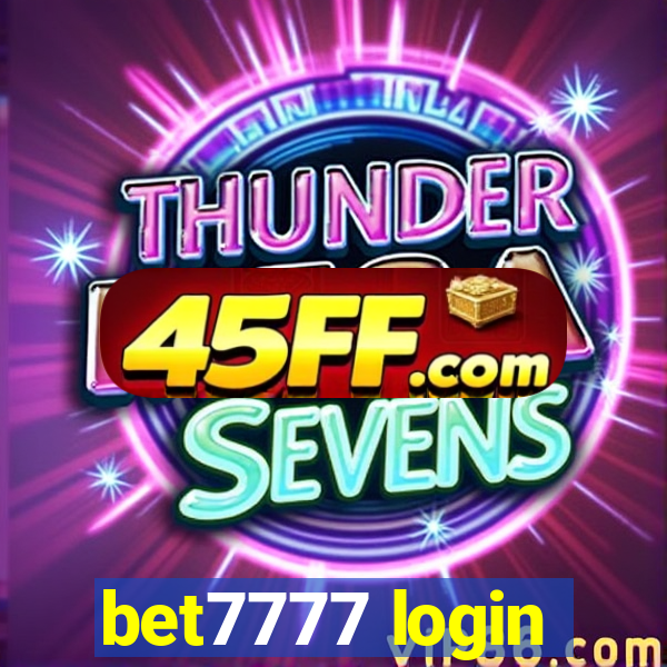 bet7777 login